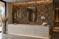 Panel de Pared de Corcho Acústico Decorativo para Hoteles, Oficinas y Estudios, 100% Natural, 4mm, Autoadhesivo, Tipo Mosaico