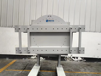 Accessoire de chariot élévateur avec logo personnalisé, fonction de rotation à 360 degrés, rotateurs de chariot élévateur durables, fabriqués en Chine, couleur blanche