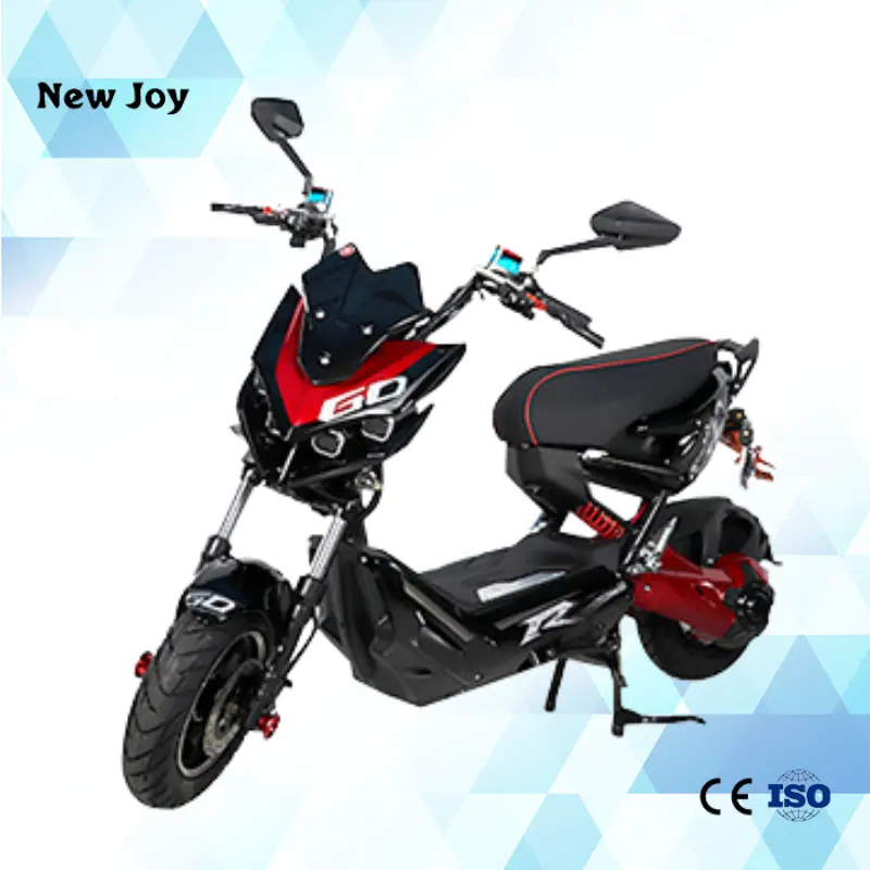 Motocicleta eléctrica de alta velocidad 2024 para adultos con gran motor potente 60V20AH /72V20AH 1500W/2500W Scooter eléctrico a la venta