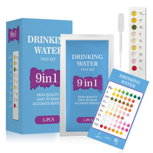 Kits <span class=keywords><strong>de</strong></span> Prueba <span class=keywords><strong>de</strong></span> Agua para el Hogar para Agua Potable: Kit <span class=keywords><strong>de</strong></span> Prueba <span class=keywords><strong>de</strong></span> Agua Potable 9 en 1 Sellado Individualmente que Prueba Fluoruro, Plomo y <span class=keywords><strong>Nitrato</strong></span> - Product Image 2