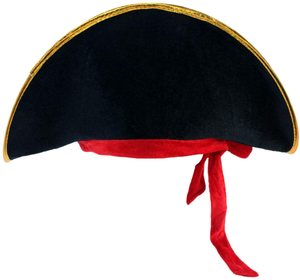 Chapeau de <span class=keywords><strong>pirate</strong></span> noir C3763 en vente chaude, vente en gros d'usine, fête cool, prix bas, chapeaux de <span class=keywords><strong>pirate</strong></span> - Product Image 3