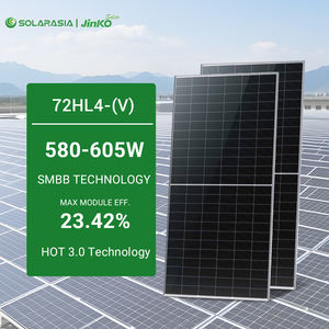 Uzun ömürlü Jinko kaplan Neo n tipi güneş panelleri 580w 580w 585w 590w 600w 605w Bifacial Home çift cam ev için - Product Image 4