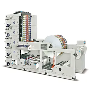 Ry650 6 cores cheio-automático etiqueta de papel máquina de impressão flexo