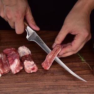 <span class=keywords><strong>Couteau</strong></span> de cuisine allemand désossage en acier inoxydable <span class=keywords><strong>couteau</strong></span> à <span class=keywords><strong>filet</strong></span> couteaux à <span class=keywords><strong>poisson</strong></span> avec manche en bois de zèbre - Product Image 2