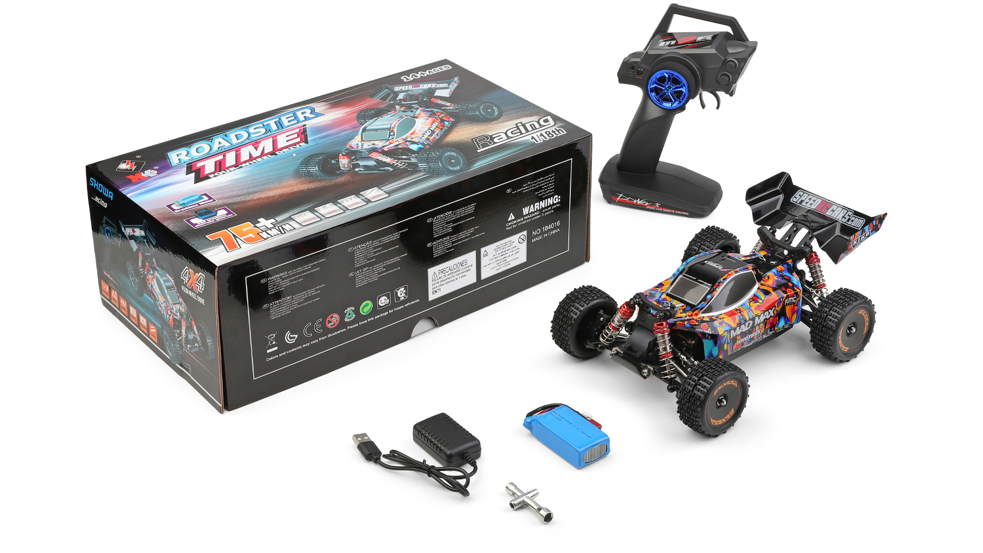 【ジャンク新品】WLtoys 184016 4WD ブラシレスモーター ⑦ ジャンク新品】WLtoys 184016 4WD ブラシレスモーター ➇ WLtoys