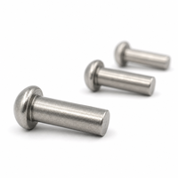 Rivets aveugles en acier inoxydable zingué à tête ronde, fixations industrielles certifiées ISO15977 pour projets d'assemblage de tôles