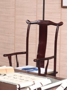 Table de bureau en acajou massif, style Ming, pour calligraphie et peinture, en bois de style chinois, indonésien, branches de bois d'acajou noir et bois d'acajou africain. - Product Image 3