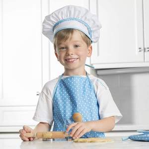 11 pièces costumes de cosplay pour enfants, enfants de 3 à <span class=keywords><strong>7</strong></span> <span class=keywords><strong>ans</strong></span> tablier cuisine jeu de rôle ensemble de jouets - Product Image 3