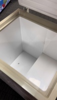 Congélateur coffre compact à froid direct, double usage réfrigérateur-congélateur pour usage domestique