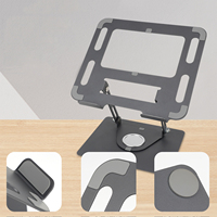 Support de Rehausseur d'Ordinateur Portable Ergonomique Rotatif à 360 Degrés de Haute Qualité Support de Bureau pour Ordinateur Portable Ordinateur Portable