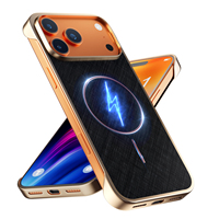 Funda Magnética para Teléfono con Diseño Innovador sin Marco, Resistente a Golpes y Antifricción para iPhone 17 Air Pro Max Huawei