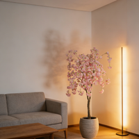 Pohon Sakura Mewah 180cm, Cabang Buatan Seperti Asli, Pohon Bunga Sakura untuk Dekorasi Pernikahan dan Rumah, Pohon Bunga untuk Latar Belakang