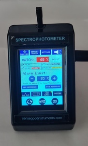Espectrofotómetro de Color de Laboratorio con Gran Área de Visualización de 28 mm, Colorímetro, Probador de Consistencia CIE DeltaE - Product Image 4