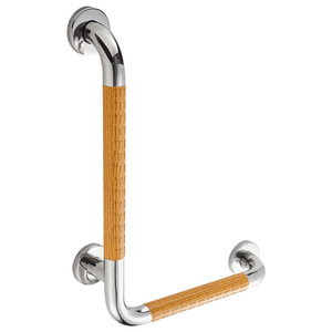 Barre d'appui en acier inoxydable Baiyurui 8903-1, grain de bois, antidérapante, pour salle de bain, toilettes, soutien de sécurité pour personnes âgées - Product Image 5