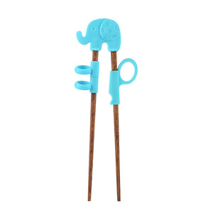 <span class=keywords><strong>Palillos</strong></span> de Madera para Niños Marvel, <span class=keywords><strong>Palillos</strong></span> de Entrenamiento de Madera Natural Reutilizables para Bebés Principiantes con Ayudantes de Silicona - Product Image 4