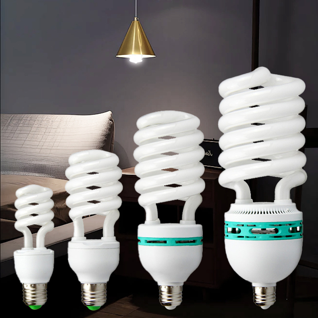 Smart High Power Spiral LED Bulb 45W-105W E27 Energy Saving Multi Port for Household Warehouse Workshop Indoor Lights