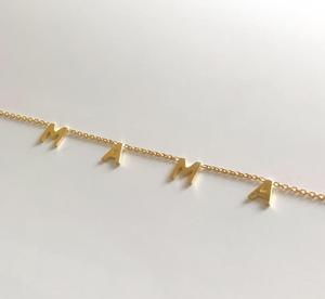 Collar con iniciales minimalistas para mujer, collar con letras, regalo para el día de la madre - Product Image 3