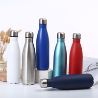 Botella Inteligente de Acero Inoxidable 18/8 de 500 ml, Aislamiento al Vacío de Doble Pared, Ecológica, con Sensor, Apta para Estudiantes
