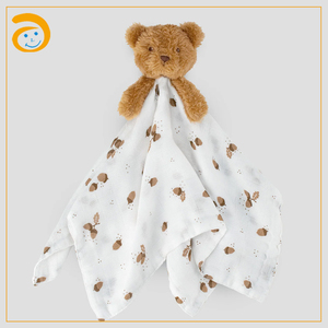 Copertina di Sicurezza per Neonati a Forma di Animale: Coniglio, Tartaruga, Volpe, Orso - Morbido Peluche per Culla e Viaggio - Product Image 3