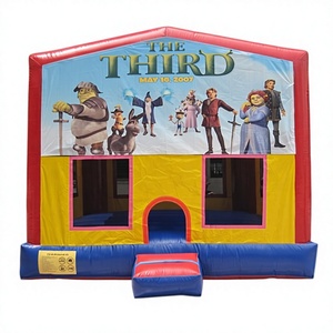 Château gonflable en PVC modulable pour location de fête d'enfants - Product Image 1