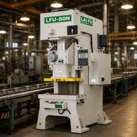 Presse mécanique robuste LFU-80N 80T haute précision avec moteur de 7,5 kW pour le poinçonnage de précision et le traitement des tôles métalliques