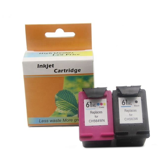 Ocbestjet 61 61XL Number Black Ink Cartridges for HP Deskjet 1000 (J110a) 1050 1051 1055 2000 (J210a) Inkjet Printer
