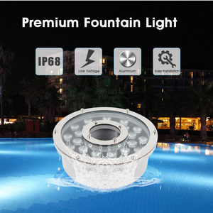 Al Aire Libre IP68 RGB 12/24V DMX luz subacuática bajo el agua piscina LED anillo lámpara fuente boquilla luces para cascada de jardín - Product Image 3