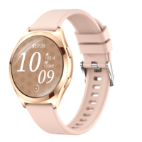 Montre connectée Y35 Gold 1,27 pouces IPS BT Call pour femmes, santé féminine, étanche IP68, rappel, Reloj Y35, montre connectée de luxe pour femmes
