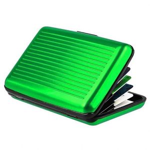 Men's Women's Metal RFID Blocking <b>Card</b> Case Slim Waterproof Name <b>Card</b> <b>Protector</b> Wallet Credit <b>Card</b> Holder Bag Clips Product - Product Image 3