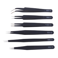 Jeu de pinces d'extension de cils en acier inoxydable personnalisées OEM