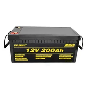 Stabiele Kwaliteit Smart Batterij Starter 12V 200 Amp Fosfaat Lithium Batterij