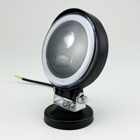 Lampe de travail ronde à LED avec yeux d'ange phares LED pour voiture moto SUV ATV camion 4x4 12V 24V