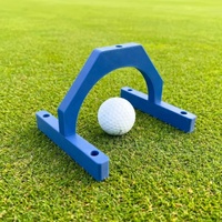 SwingPerfect Golf Aim Putting Alignment Gate Serat Karbon Ambidextrous 44in Alat Bantu Pelatihan Posisi Mata dengan Umpan Balik Visual