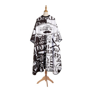 Wanmei Hairdressing Cape Anti-static Black And <b>White</b> For Salon Home Use Waterproof Non-stick Cutting <b>Apron</b> - Product Image 1