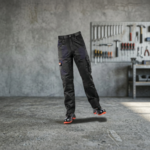 Pantalones de Trabajo Resistentes para Hombre, Tipo Cargo, con Múltiples Bolsillos, de Poliéster/Algodón, con Cierre de Botones - Product Image 1