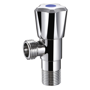 Robinet d'angle moderne en laiton chromé Bensino G1/2, solution 3D, économie d'eau, écologique, garantie 3 ans, pour salle de bain - Product Image 1