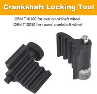 Kit d'outils de calage en acier de haute qualité 7 pièces pour l'alignement de l'arbre à cames et du vilebrequin pour véhicules VW Audi SEAT Skoda à moteur diesel