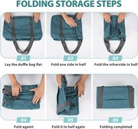 Sac de voyage léger Oxford tissu usage bagages grande capacité pliable Extra Large sacs polochons déménagement maison sac de rangement