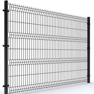 Panneaux de clôture en métal 3D treillis métallique extérieur en acier galvanisé pour <span class=keywords><strong>piscine</strong></span> et jardin Barrière de route en fer pour bétail en blanc - Product Image 2