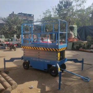 유압식 가위형 리프트 플랫폼 테이블 8m 10m 12m 14m 이동식 가위형 리프트 유지보수용 - Product Image 2