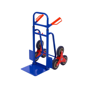 Carrello a mano telescopico sei ruote scala arrampicata pieghevole a mano carrello pesante acciaio camion a mano HT2130 - Product Image 2