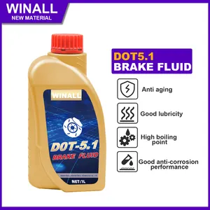 800ml/1L Hardcover Made In China DOT 5.1 Brake Fluid