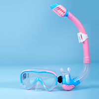 Masques de plongée professionnels pour enfants MASK400, masques d'entraînement avec tube de plongée, verres en verre trempé anti-buée, logo personnalisable pour enfants