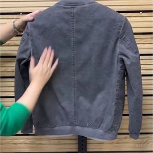 <span class=keywords><strong>Completo</strong></span> da <span class=keywords><strong>Uomo</strong></span> Due Pezzi di Alta Qualità Taglie Forti per la Primavera, in Tessuto Lavato con Blocchi di Colore, Stile Streetwear Pesante e Confortevole - Product Image 4