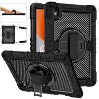 Étui de protection robuste 3-en-1 antichoc avec support rotatif pour tablette Samsung Tab S12 Plus