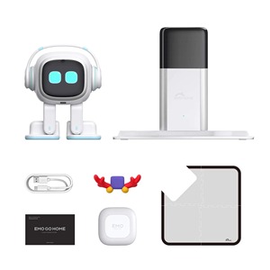 Robot Mascota de Escritorio con IA, Estación de Carga, Interacción por Voz Inteligente, Compañero Emocional, Juguete Robot, Regalo para Niños, Diseño Adorable - Product Image 3