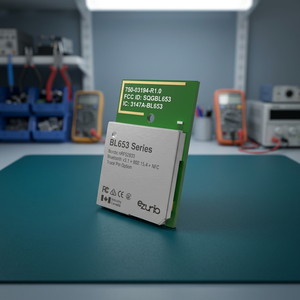 Ezurio 453-00041C นอร์ดิก NRF52833สำหรับโมดูลชิปเซ็ตแบบมัลติโปรโตคอลสำหรับออกอากาศโฆษณา5V จ่ายการติดตามแรงดันไฟฟ้า - Product Image 3