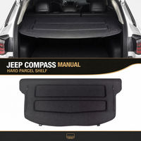 Cache-bagages manuel pour Jeep Compass, écran de confidentialité pour coffre arrière, accessoire intérieur