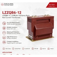 Transformateur de courant LZZQB6-12 12kV 0.2S/5P15 1A/5A CT en résine époxy pour intérieur