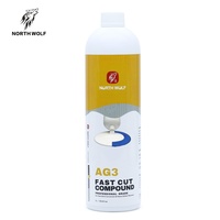 Nouveauté North Wolf AG3 Fast Cut Compound 3 en 1, polissage de peinture automobile en plastique, correction de la peinture, 500 ml/1 L
